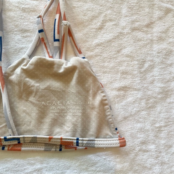 Acacia Santorini Bikini Top in Ziggy | Size Small - Picture 3 of 4